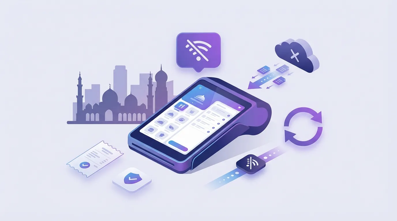 ليه أذكى المطاعم في مصر بتختار أنظمة POS تشتغل حتى لو النت وقع