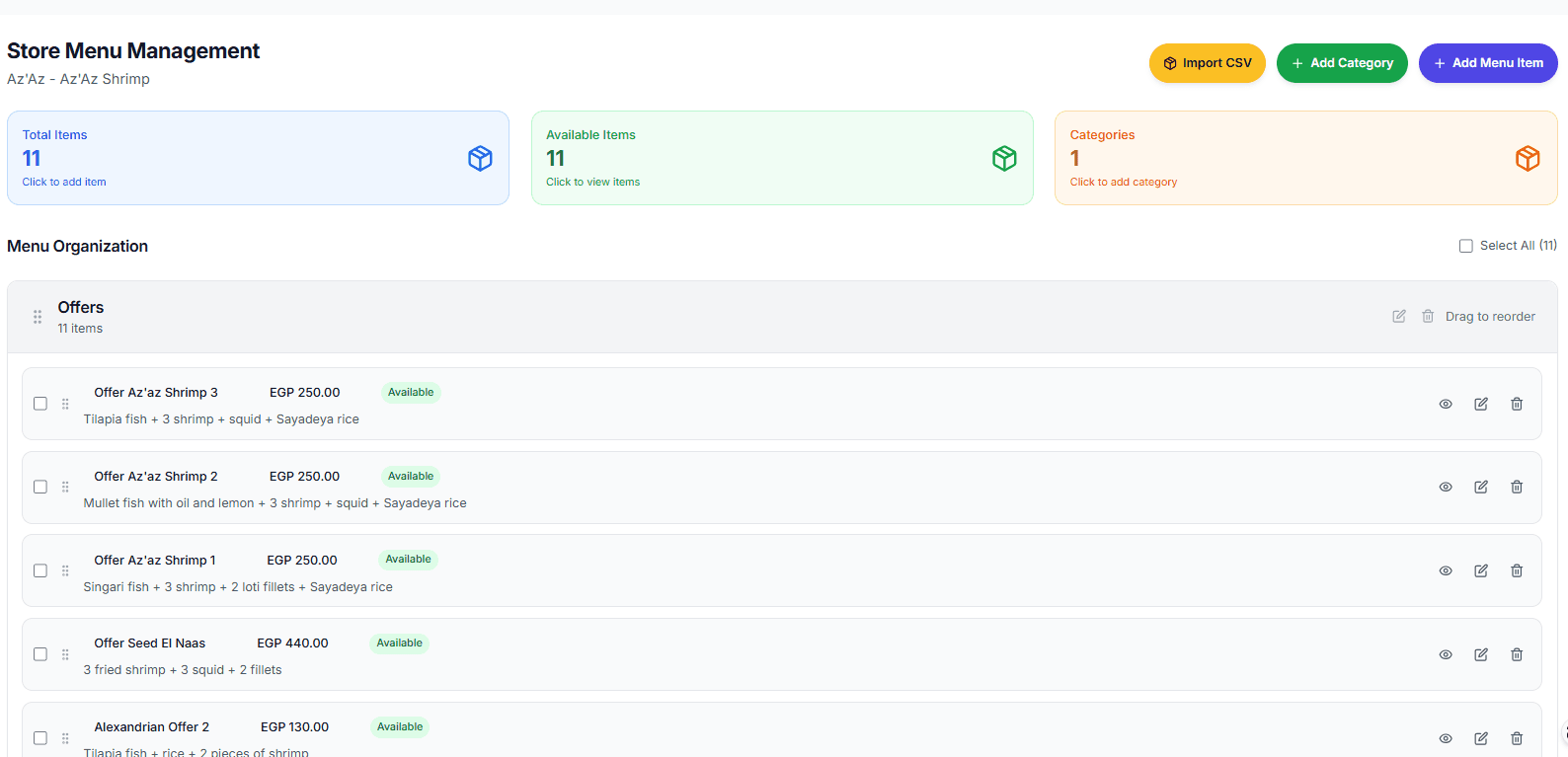 Mobile Responsive View